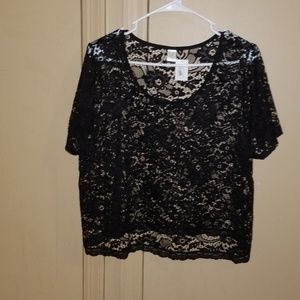 ASHLEY STEWART PLUS SIZE CROP